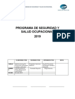 Programa de Seguridad y Salud Ocupacional Listo