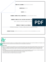 Actividad 2. El Credito Fiscal