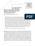 Introduction - Conceptualizations of The Holocaust in Germany Poland Lithuania Belarus and Ukraine - Historical Research Public Debates and Methodological Disputes