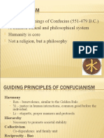 Based On Teachings of Confucius (551-479 B.C.) A Chinese Ethical and Philosophical System Humanity Is Core Not A Religion, But A Philosophy