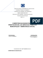 Finanzas Municipales