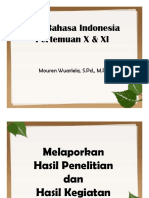 Materi Pertemuan X & XI