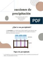 Reacción de Precipitación