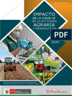 Impacto de La COVID-19 en La Actividad Agraria y Perspectivas