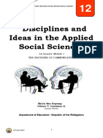 Disciplines and Ideas in The Applied Social Sciences: 1st Quarter: Module 7 The Discipline of Communication