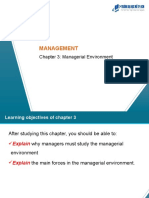 Management: Chapter 3: Managerial Environment