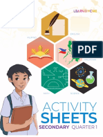 Activity Sheets Secondary Tabbed