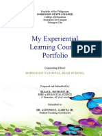 My Experiential Learning Courses Portfolio: Sorsogon National High School