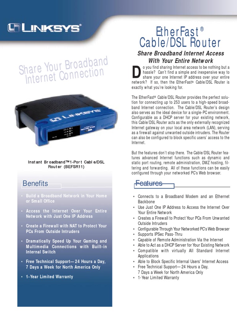 Befsr 11 Ds | PDF | Computer Network | Router (Computing)