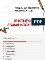 7 C's For Effective-Communication