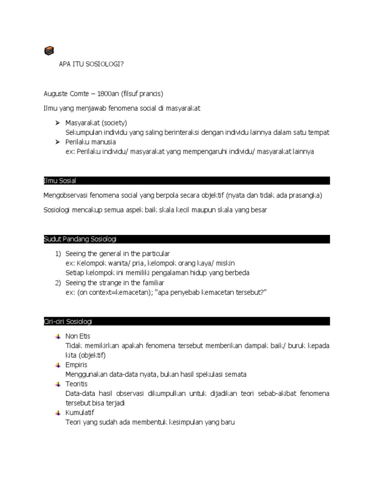 Sosiologi X Bab 1 Pdf