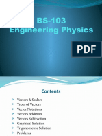 Engineering Physics Vectors Guide