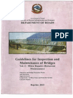 Guidelines For Inspection and Maintenance of Bridges Vol.2 - Minor Repairs (Recurrent Maintenance)