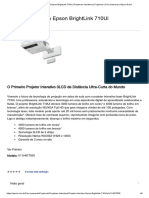 Projetor Interativo Epson BrightLink 710ui