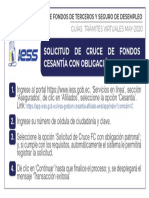 Solicitud de Cruce de Fondos Cesantía Con Obligación Patronal