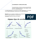 Analisis de Regresión y Correlación Lineal