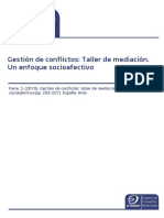 Gestión de Conflictos. Un Enfoque Socioafectivo