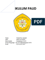 Makalah Kurikulum (Farah Nur Aminah) PG PAUD 2019