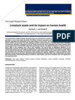 Livestock Waste Impact Human Health (Saxena)