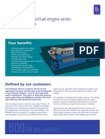 KW Per Cylinder: New B33:45V Liquid Fuel Engine Series