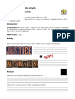 Lesson 3: Justice and Moral Rights Intended Learning Outcomes