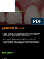 AlargamientoCoronaTécnicasIndicaciones