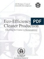 Eco Efficiency and Cleaner Production