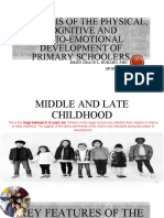 Synthesis of The Physical, Cognitive and Socio-Emotional Development of Primary Schoolers