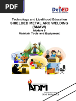 Shielded Metal Arc Welding (SMAW) : Technology and Livelihood Education