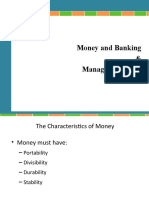 Money and Banking & Managing Finance