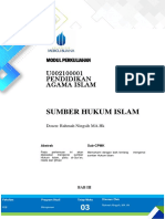 Bab 3 Sumber Hukum Islam