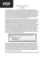 Download Critical Discourse Analysis A Primer  by  Sue LT McGregor by Night  Owl SN52932129 doc pdf