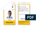 Vigilante: RFC: IUCT000823MDA CURP: IUCT000823HTCZRSA5 R.E.G. IMSS: 83150025886 Fecha de Exp