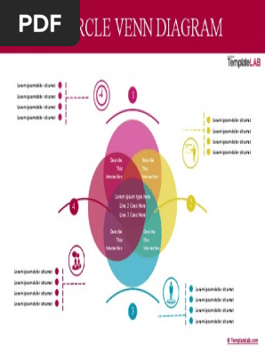 4 Circle Venn Diagram Template - TemplateLab.com