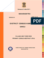 Census of India 2011 - District Census Handbook Sangli - Village and Town Wise Primary Census Abstract