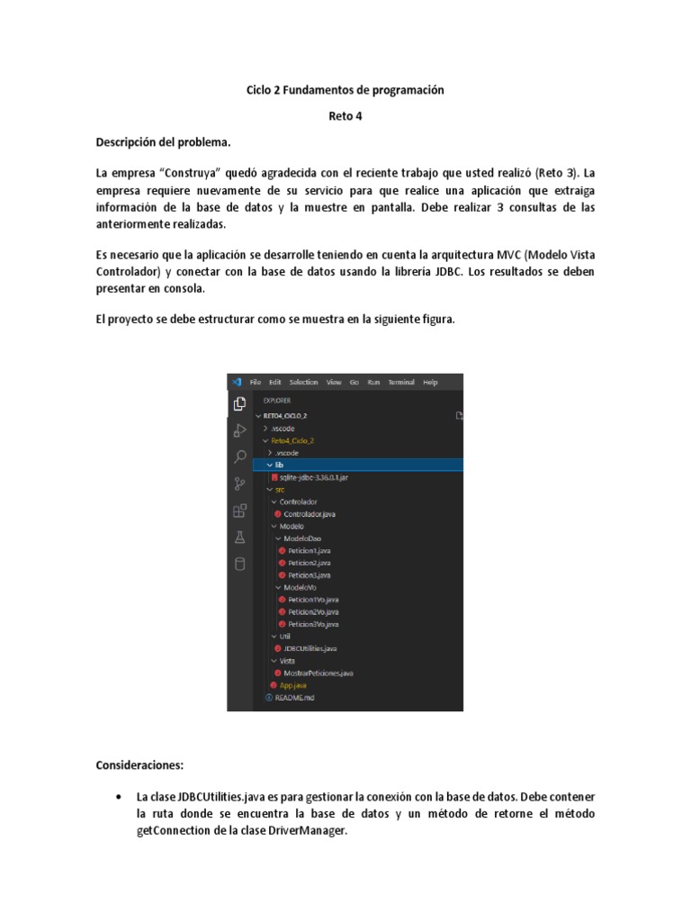 Aplicación JDBC: Consultas SQL MVC | PDF | Bases de datos | Java ...