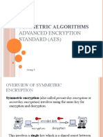 Symmetric Algorithms: Advanced Encryption Standard (Aes)