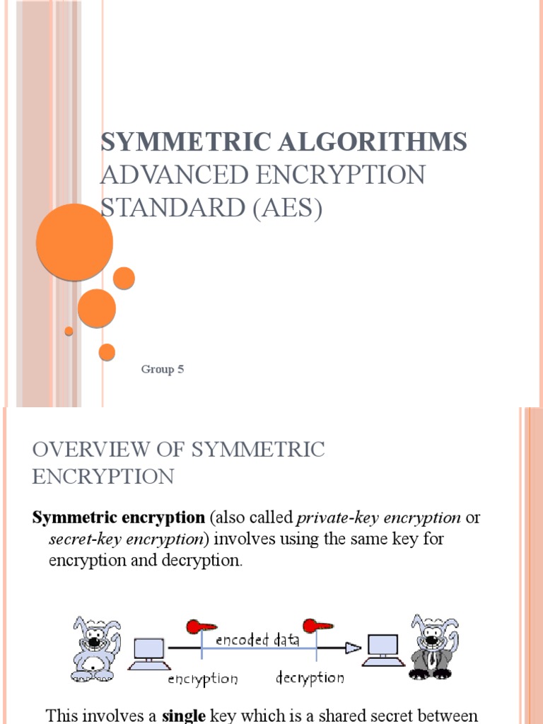 Symmetric Algorithms: Advanced Encryption Standard (Aes) | PDF | Secure ...