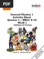 SHS Gen. Physics1 MELC 8 10 Week 2