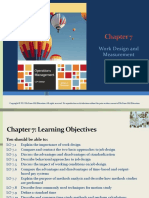 Chapter 7 Work Design and Measurement