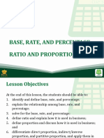 Base, Rate, and Percentage