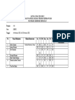 Jadwal Dinas Dan Absen KMB 2