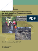 An Assessment of Hydrology, Fluvial Geomorphology, and Stream Ecology in The Cardwell Branch Watershed, Nebraska, 2003 04