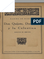 De Maeztu, Ramiro - Don Quijote, Don Juan y La Celestina Madrid (1972)