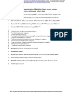 Virological and Serological Kinetics of SARS-CoV-2 Delta Variant Vaccine-Breakthrough Infections A Multi-Center Cohort Study