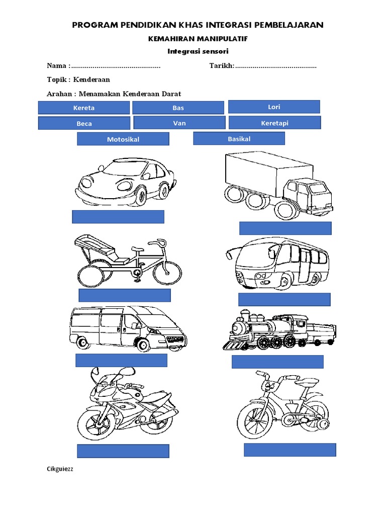 Kenderaan Darat | PDF