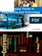 Emerging Trends in Engineering and Technology: Prof. M.M. Pant