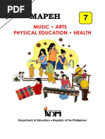 Mapeh 7: Music - Arts Physical Education - Health