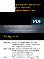 Doctoral Student Research Confidence & New Faculty Training