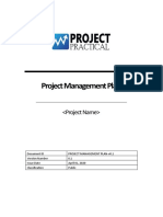 Project Management Plan Template v0.1